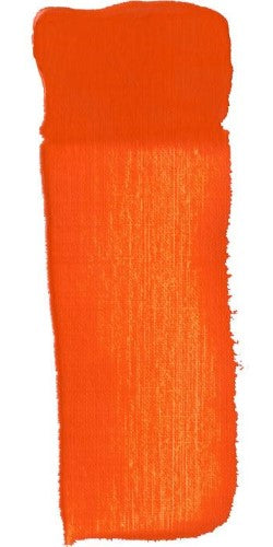 Vibrant 250ml orange acrylic paint designed for artists, offering controlled drying for easy blending and fast-drying techniques.
