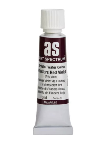 Art Spectrum Flinders Red Violet watercolour paint in a 10ml tube, featuring lightfast pigments for vibrant, long-lasting colors.