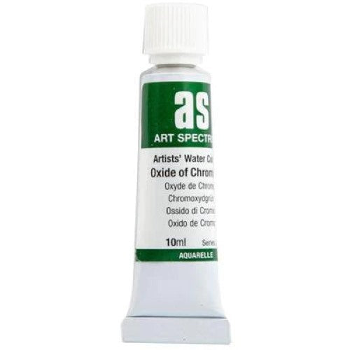 Art Spectrum 10ml Oxide of Chromium watercolour paint tube, featuring lightfast pigments for vibrant, long-lasting artwork.