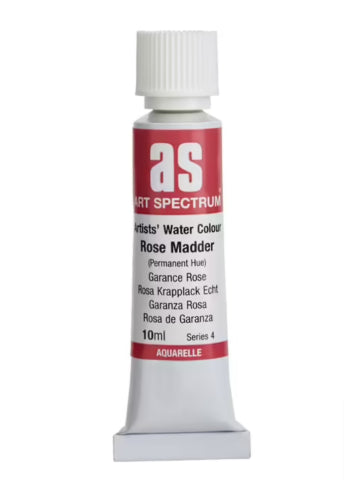 Rose Madder watercolour paint in a 10ml tube, featuring lightfast pigments for vibrant, long-lasting art.