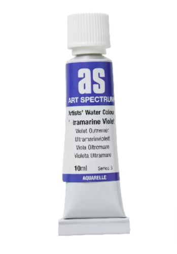 High-quality 10ml ultramarine violet watercolour paint for vibrant, long-lasting artworks, ideal for all skill levels.