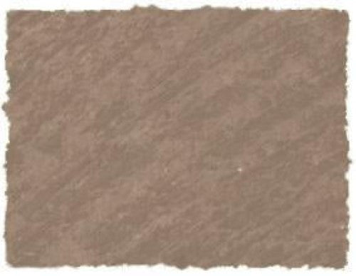 Pastel square in Raw Umber C shade, designed for smooth application and blending by professional artists.