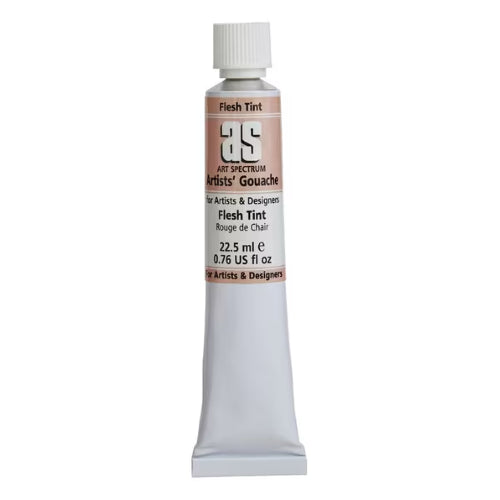 Art Spectrum As Gouache 22.5ml Flesh Tint tube, high-pigmentation water-based paint for versatile artistic expression.
