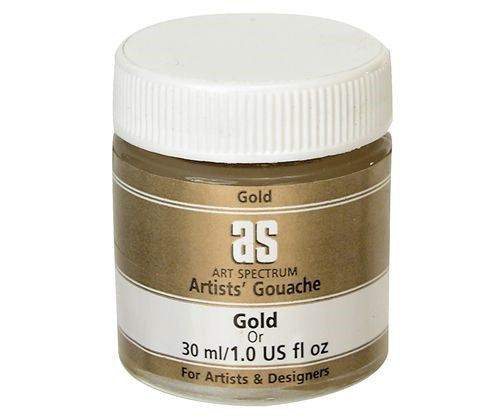 Art Spectrum As Gouache 30ml Silver tube, premium water-based paint with exceptional opacity and velvety texture for vibrant artwork.