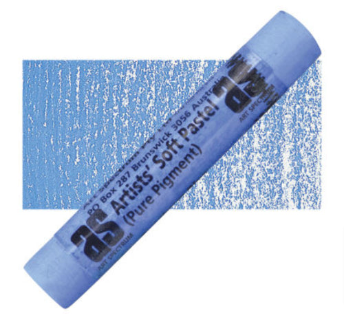 Vibrant Spec Blue T 524 pastel stick, crafted with lightfast pigments for blending and layering in artistic creations.