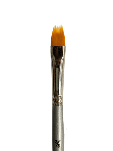Das S1072c Synthetic Comb 1/4" brush designed for precision, blending, and texture in acrylic, watercolor, and oil painting.