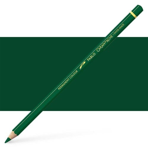 Caran d'Ache Pablo Olive Black (3) artist pencils, featuring vibrant colors, precision leads, and eco-friendly Swiss craftsmanship.