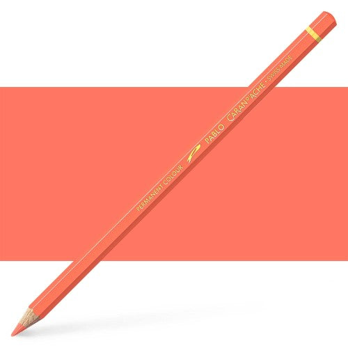 Caran d'Ache Pablo Salmon artist pencils in vibrant shades, designed for professional quality and eco-friendly artistry.
