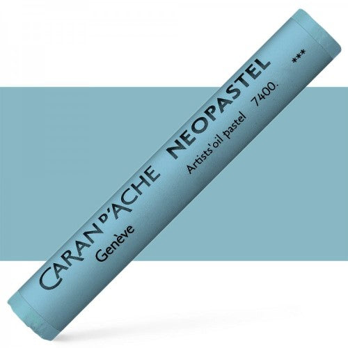 Set of 3 Caran d'Ache Neopastel Light Grey oil pastels, featuring soft texture, vibrant pigments, and versatility for artistic techniques.
