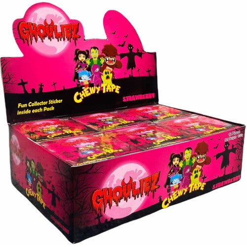 Ghouliez Chewy Tape Strawberry 85g ( 12 Pack )