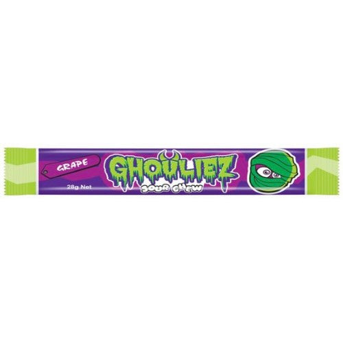 Ghouliez Sour Chew Grape 28g ( 72 Pack )