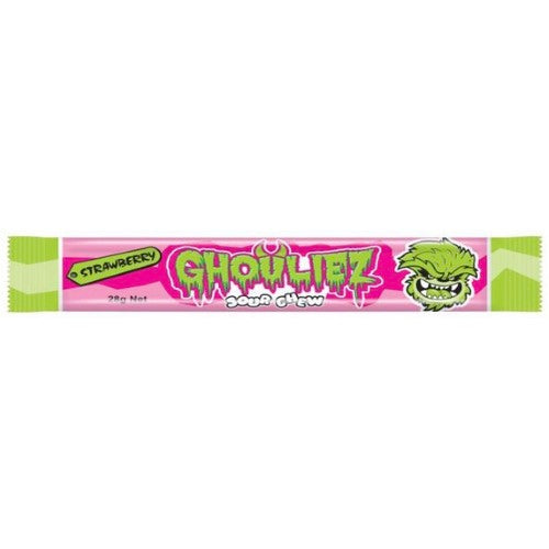 Ghouliez Sour Chew Strawberry 28g ( 72 Pack )