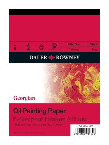 Sketch / Paper Pad - Georgian Oil Pad Fg 12x9