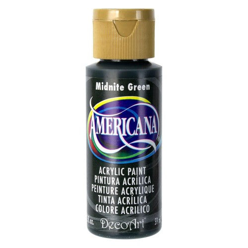 Vibrant Americana Acrylic paint in Yellow Ochre, perfect for fine art and crafts with a smooth, durable matte finish.