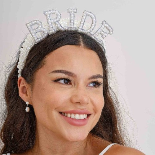 Hen Party Bride Pearl Headband