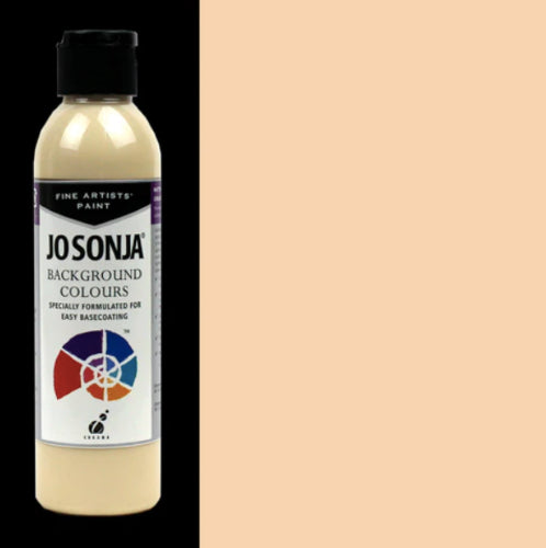 Acrylic paint in Cashmere, 250ml, offering one-coat coverage and smooth application for various surfaces like wood, canvas, and metal.