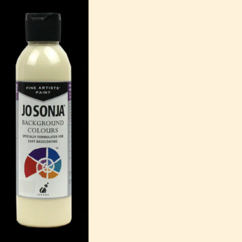 Acrylic paint in Island Sand, 250ml, offered by Jo Sonja's; high-pigment, versatile for various surfaces, water-based, non-toxic.