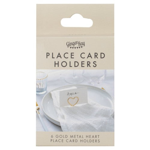 Modern Luxe Place Card Holders - Pack of 6