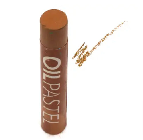 Gallery Oil Pastels in Burnt Ochre (Pack of 6) showcasing rich, creamy pastels ideal for blending and versatile artistic expression.