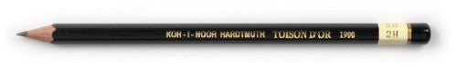 Premium 1910 Toison Dor Tech Pencil 2H, ideal for artists and engineers, featuring high-quality graphite for fine lines and precise drafting.