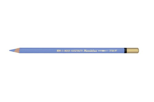 Vibrant Mountain Blue Mondeluz Aquarelle Pencil for rich, water-soluble color and versatile artistic expression on various surfaces.