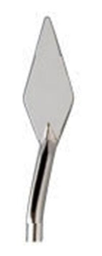 Rgm Classic Painting Knife #40 with tempered steel blade, ergonomic wooden handle, perfect for creating textures and color effects.