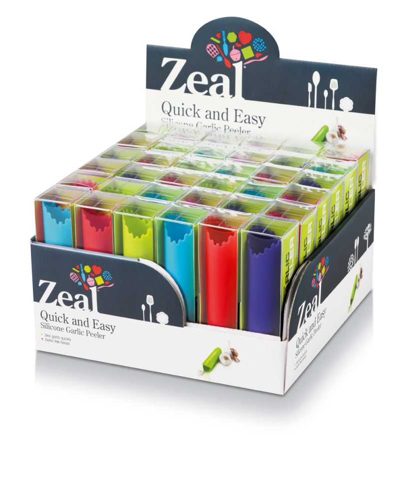 Silicone garlic peeler tube for easy, mess-free peeling; ideal for home cooks and chefs.