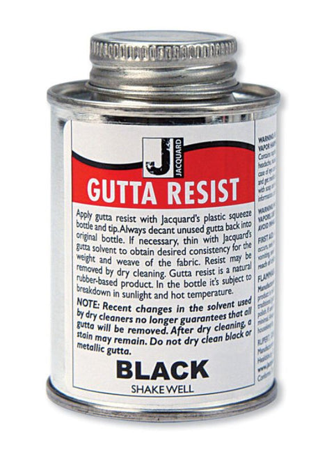 Gutta Resist Jacquard in gold metallic, premium fabric resist for vibrant, lasting textile art. 118.29ml.