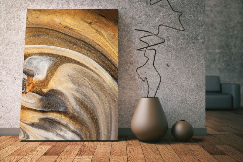 Set of 4 vibrant metallic acrylic pour paints in 100ml bottles, ready-to-use for fluid art with a satin finish.