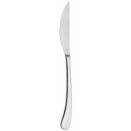 Elegant Bugatti Settimochello Mirror Table Knife featuring a premium stainless steel build and stunning mirror finish.