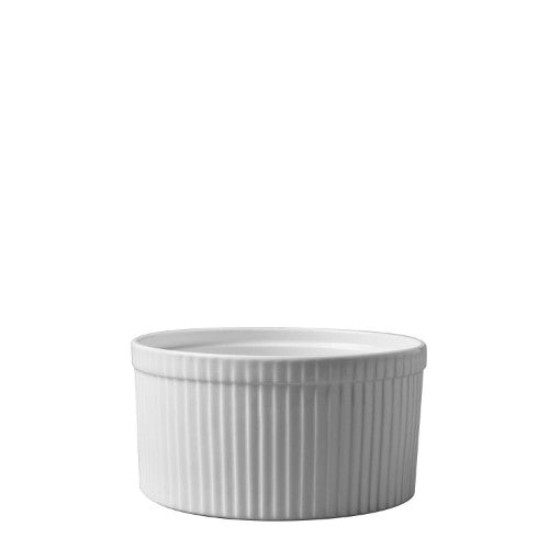Set of 6 Bartleet Souffle Dishes, 7.5x14cm, durable porcelain for elegant baking and serving individual desserts.