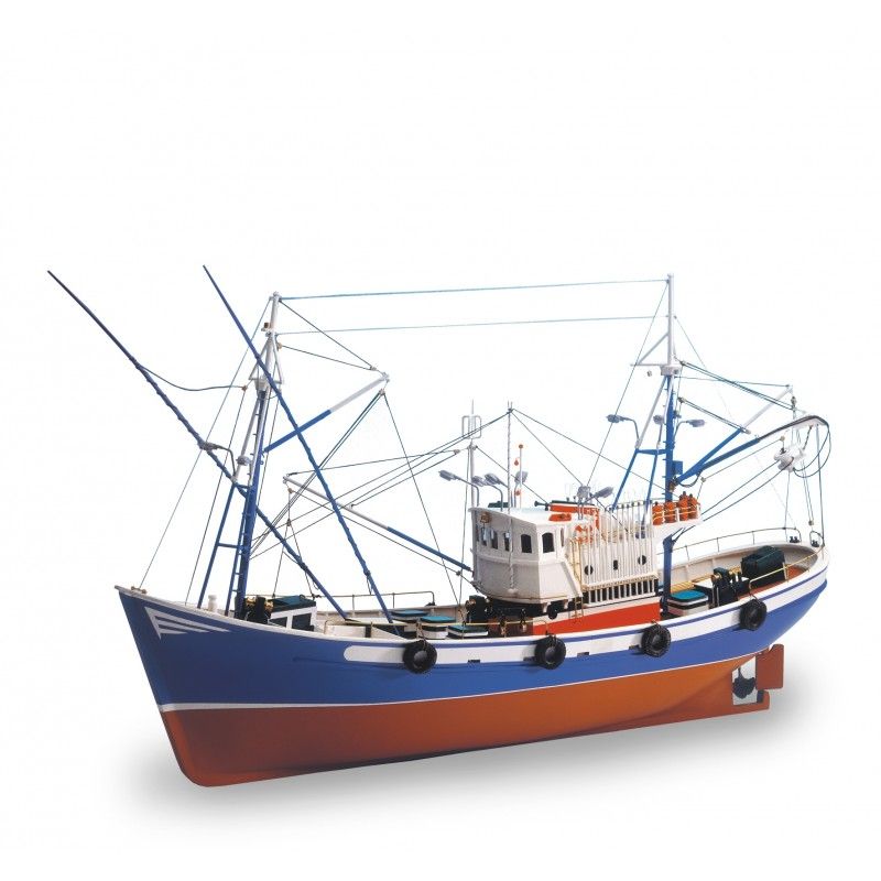 Wooden Ship Kitand Fittings - Artesania Latina 1/40 Carmen II Fishing Boat