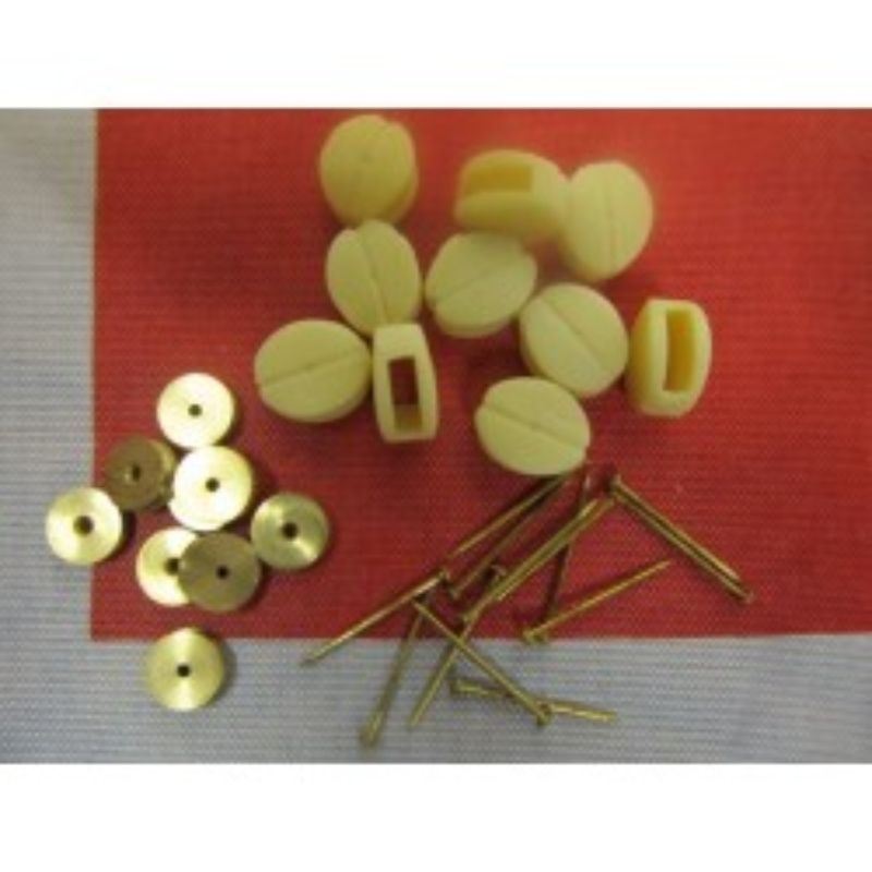 Close-up of a 10mm wooden block fitting, ideal for enhancing model ship rigging and ensuring robust performance.