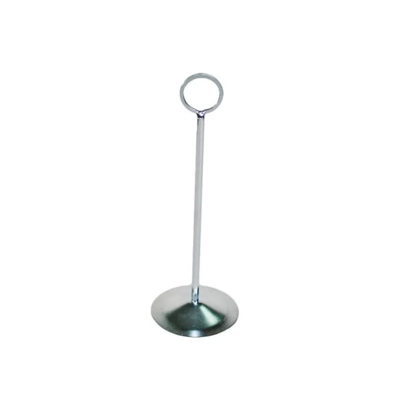 Stylish 20cm stainless steel ring stand for tablets and phones, enhancing workspace organization and productivity.