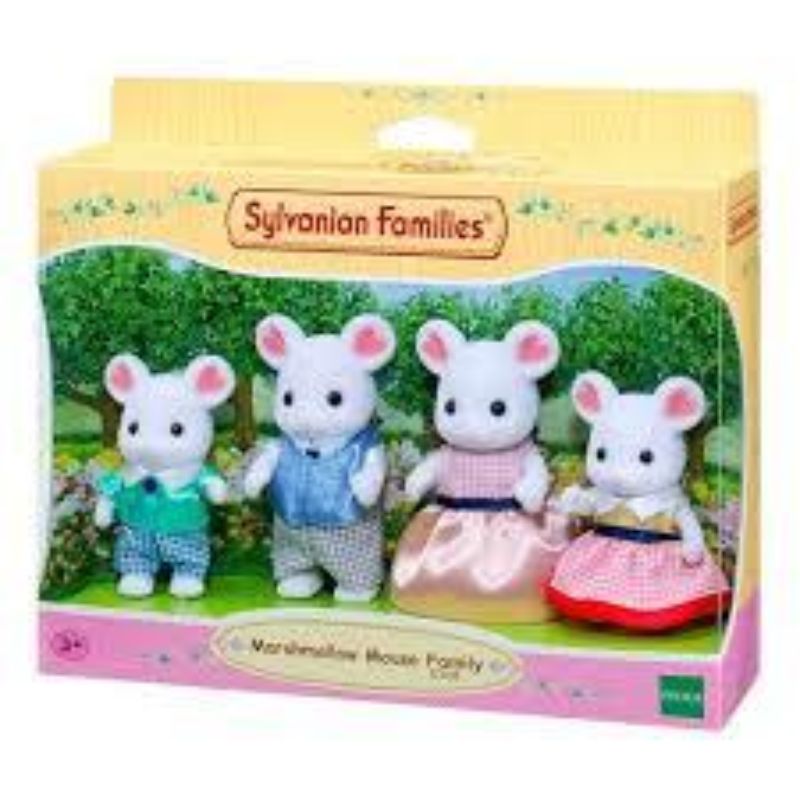 Marshmallow Mouse Family - Sylvanian Families