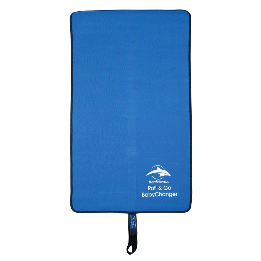 Nautical-themed baby changing mat, extra-large, soft neoprene, non-slip back, easy to clean, ideal for on-the-go parents.