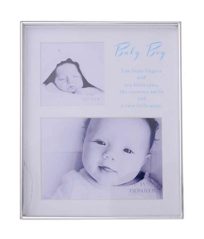 Photo Frame - Baby Boy Collage 22cm (Set of 2)