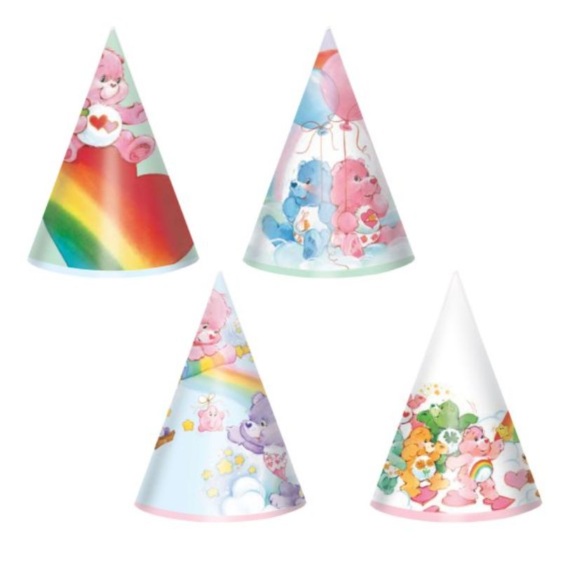 Care Bears Mini Cone Hats Pack of 8