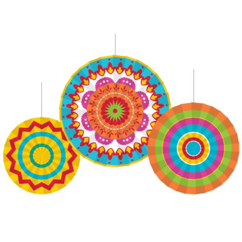 Fiesta Fans Decorating Kit Pack of 3