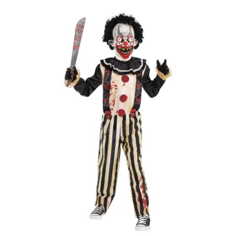 Costume Slasher Clown Boys 10-12 Years