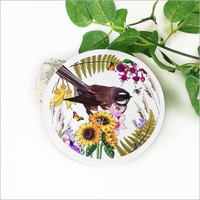 "Stunning wall art featuring a vibrant Flora + Fauna design, perfect for home decor and nature lovers, ready to hang."