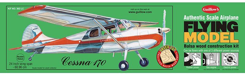 Balsa Glider Kit - 1/18 Cessna 170