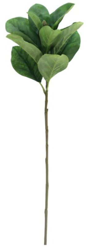 Lifelike 79cm artificial magnolia leaf stem, durable and elegant for enhancing home decor and events.