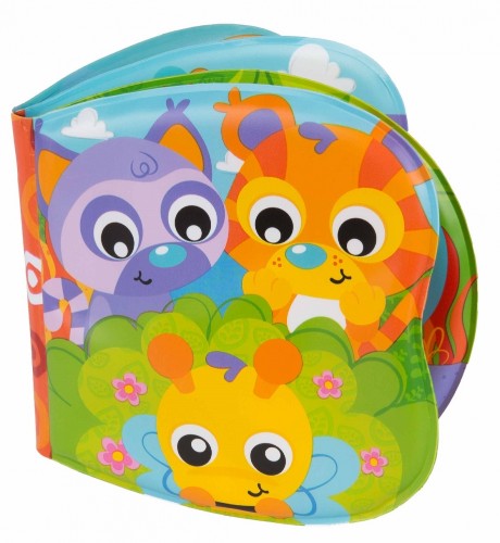 Colorful Little Bees Adventure Book by Playgro, designed for bathtime fun and sensory exploration for babies and toddlers.