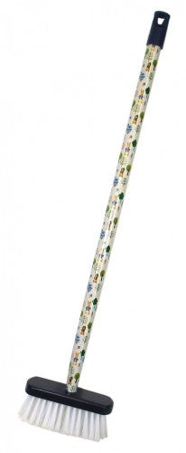 Colorful Peter Rabbit broom for kids, encouraging fun cleaning and imaginative play with charming Beatrix Potter graphics.