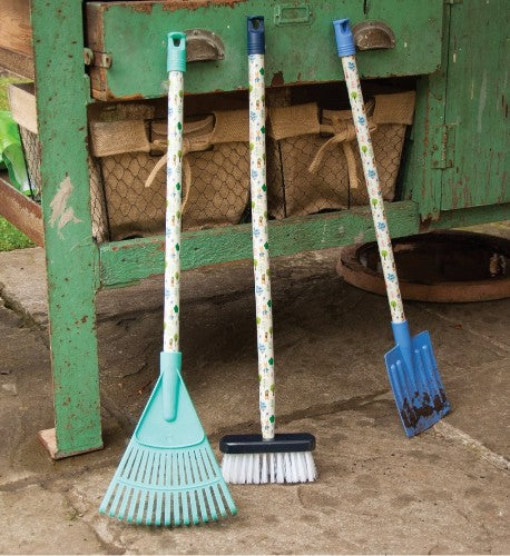 Peter Rabbit Long Handled Tool Set featuring whimsical designs, perfect for young gardeners to explore and enjoy gardening.