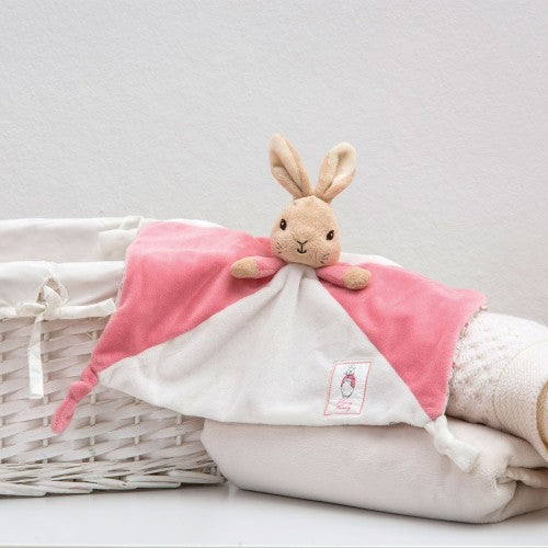 Cuddly Flopsy Bunny Comfort Cozie, 30x30cm, perfect for snuggles and imaginative play for ages 0-5.