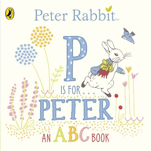 ABC Book featuring Peter Rabbit with vibrant illustrations for toddlers, teaching letters through delightful storytelling.