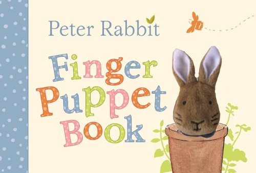 Interactive Peter Rabbit Finger Puppet Book featuring soft plush puppets for engaging storytelling with young readers.