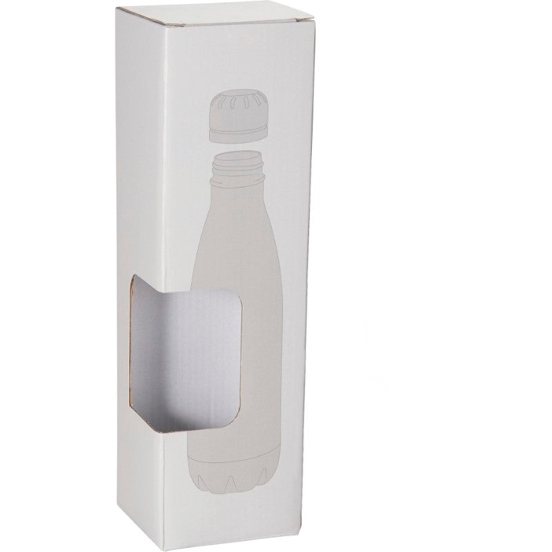 Craft Gift Box with window cut-out, ideal for stylishly presenting 4070 or 4099 bottles; eco-friendly and protective design.